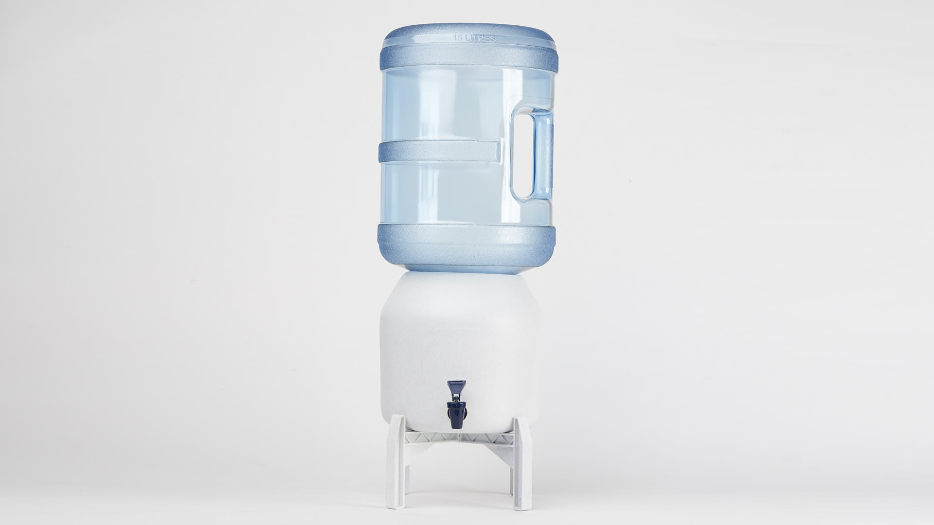 Aquatek bulk water bottle and stand